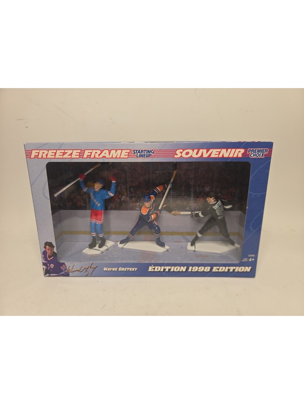 Starting Lineup Wayne Gretzky 1998 Freeze Frame Action Figure Boxed Set - Sealed
